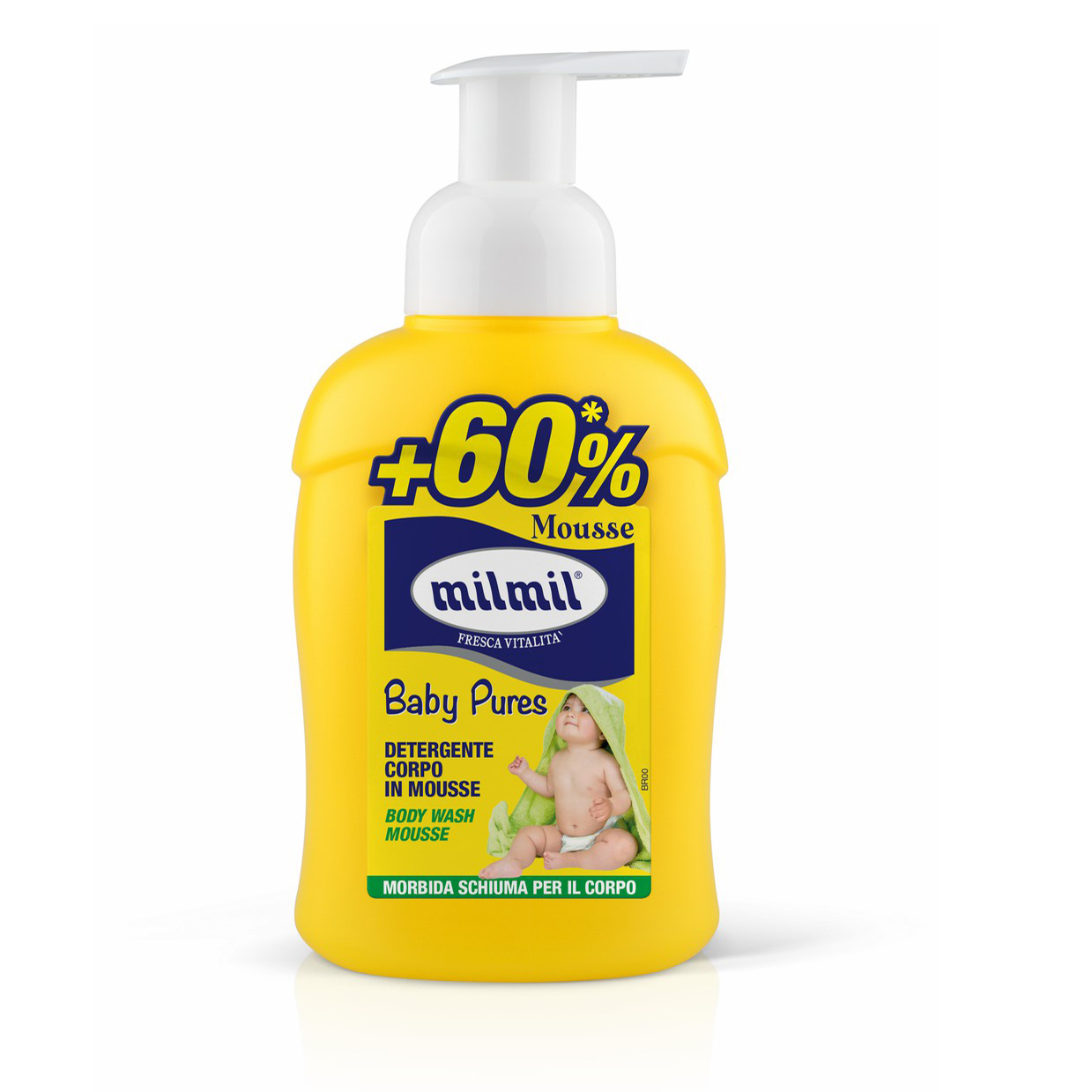 фото Мусс milmil baby pures body wash mousse детский 450 мл