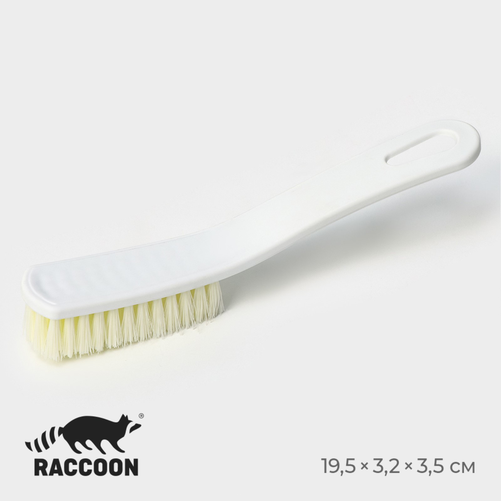 Щётка с ручкой Raccoon Breeze, 19,5x3 см, ворс 7,5x2,6x2 см, 10069647