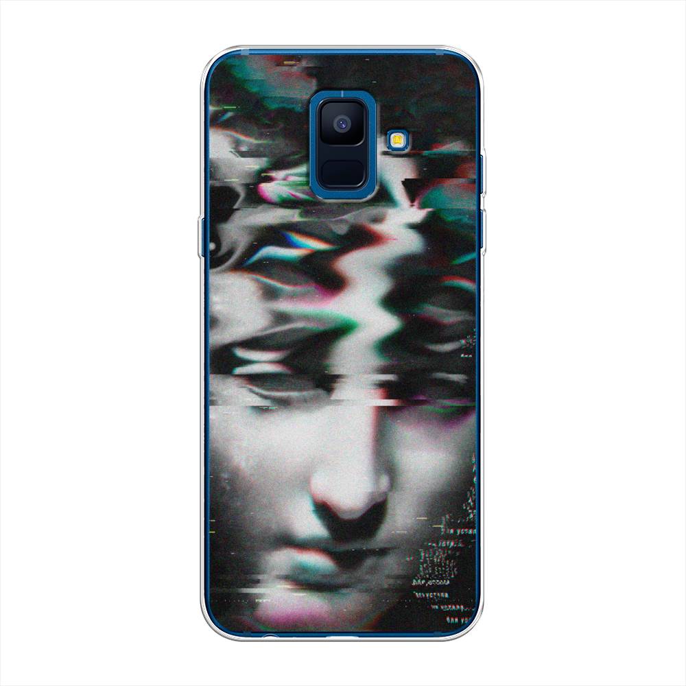 

Чехол Awog на Samsung Galaxy A6 "Glitch Art", Серый, 25950-9