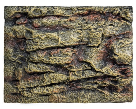 Фон для террариума Repti-Zoo объемный, скалы, пенополиуретан, 60x45 см, серый