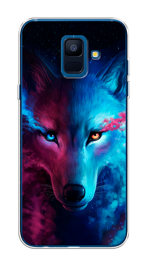 

Чехол Awog на Samsung Galaxy A6 "Волшебный волк", Черный;серый, 25950-1