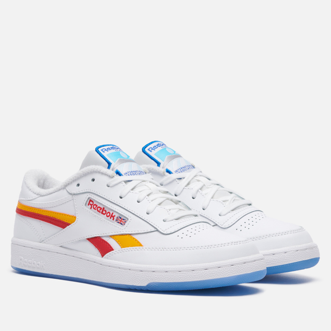 фото Кеды женские reebok club c revenge белые 37.5 eu