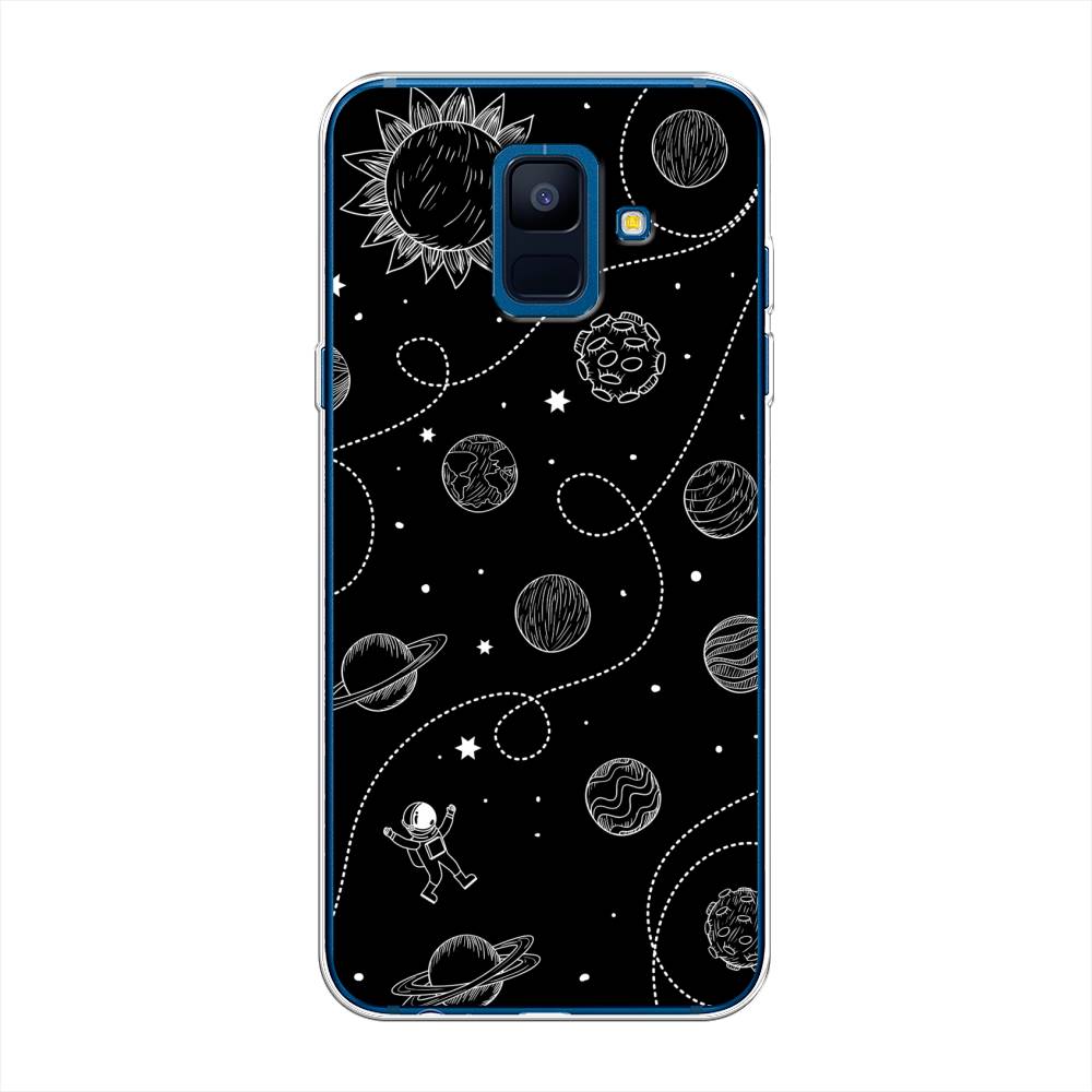 

Чехол Awog на Samsung Galaxy A6 "В невесомости", Бежевый, 25950-4