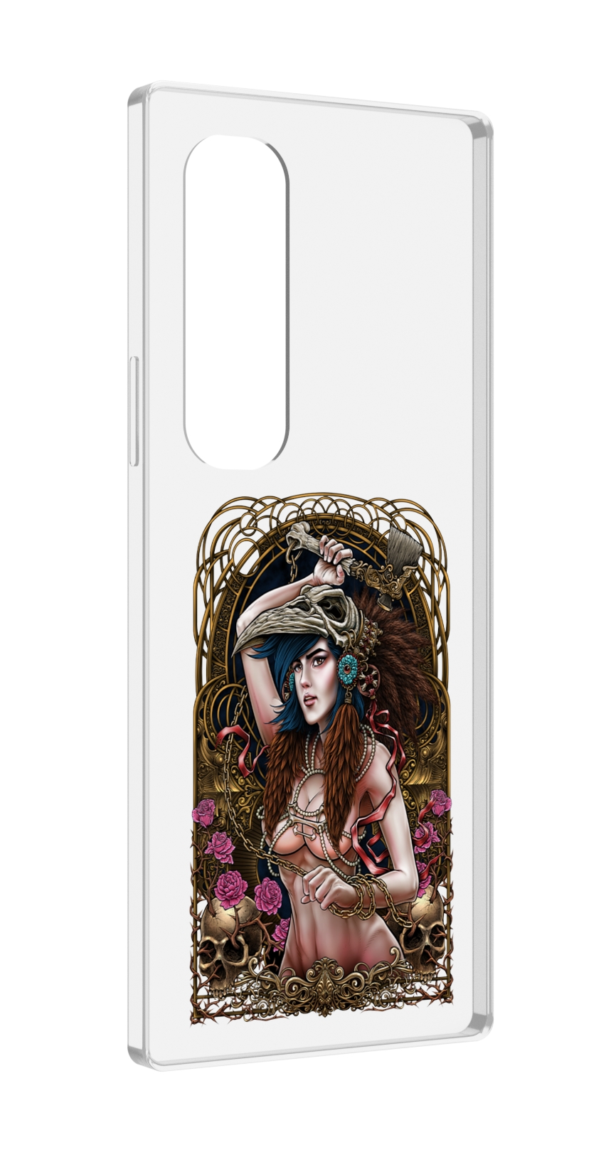 

Чехол MyPads красивая девушка рисунок для Samsung Galaxy Z Fold 4 (SM-F936), Прозрачный, Tocco