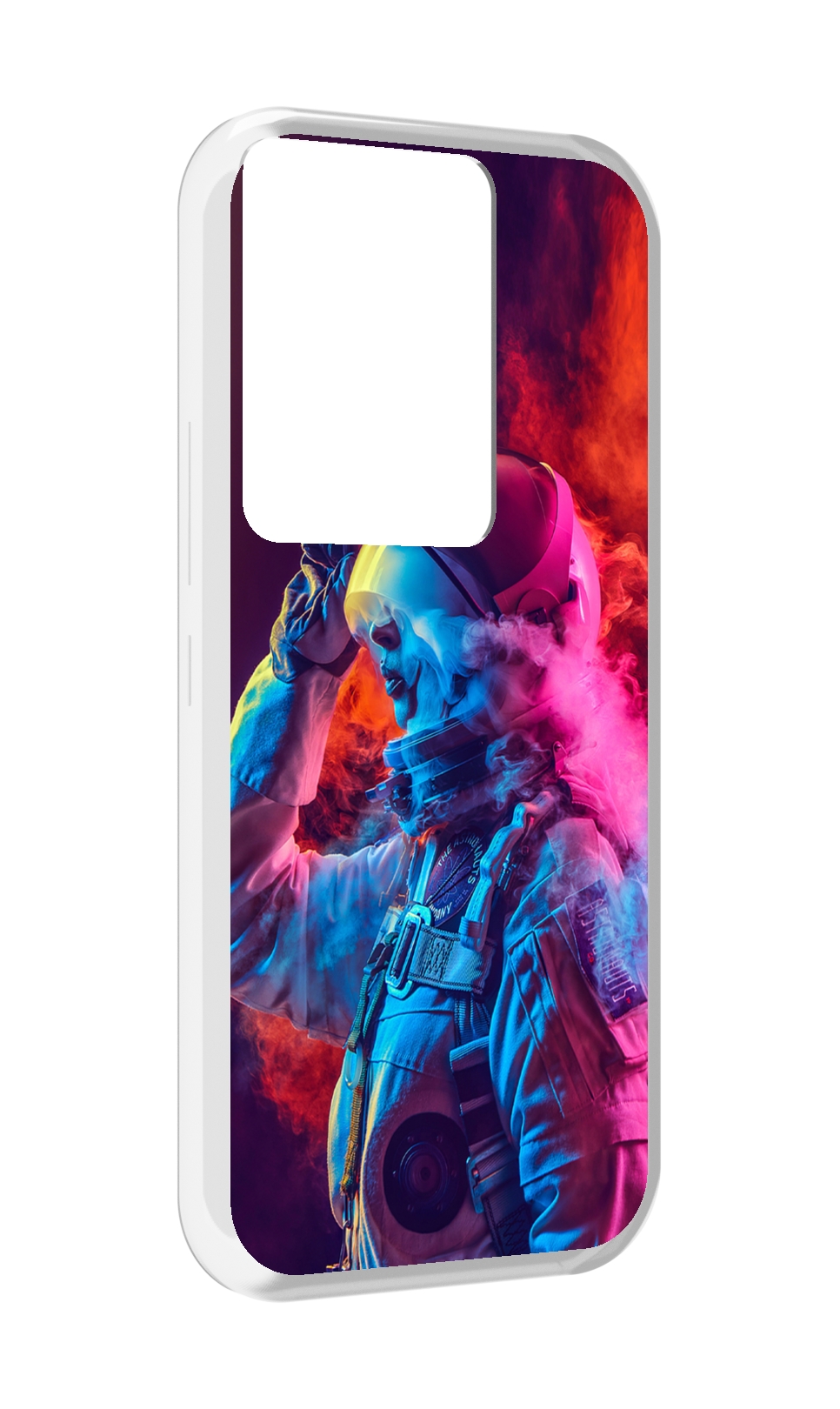 

Чехол MyPads астронавт в дыму для Itel Vision 3 Plus / Itel P38 Pro, Прозрачный, Tocco