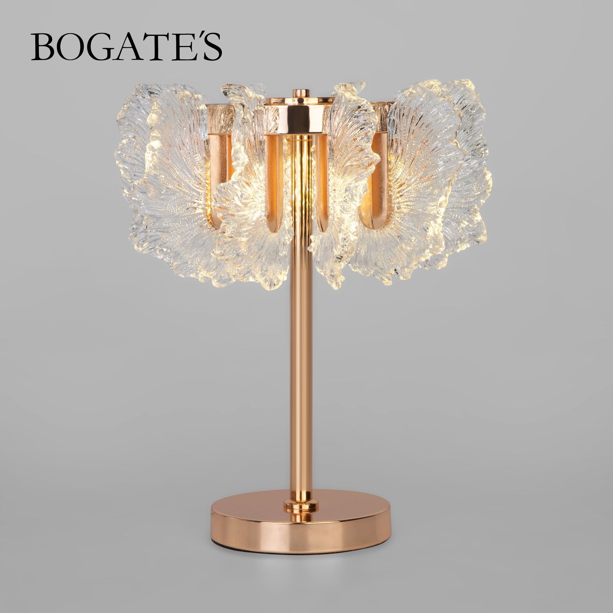 Настольная светодиодная лампа Bogates Farfalla 805091 15W 4000К золото 21800₽