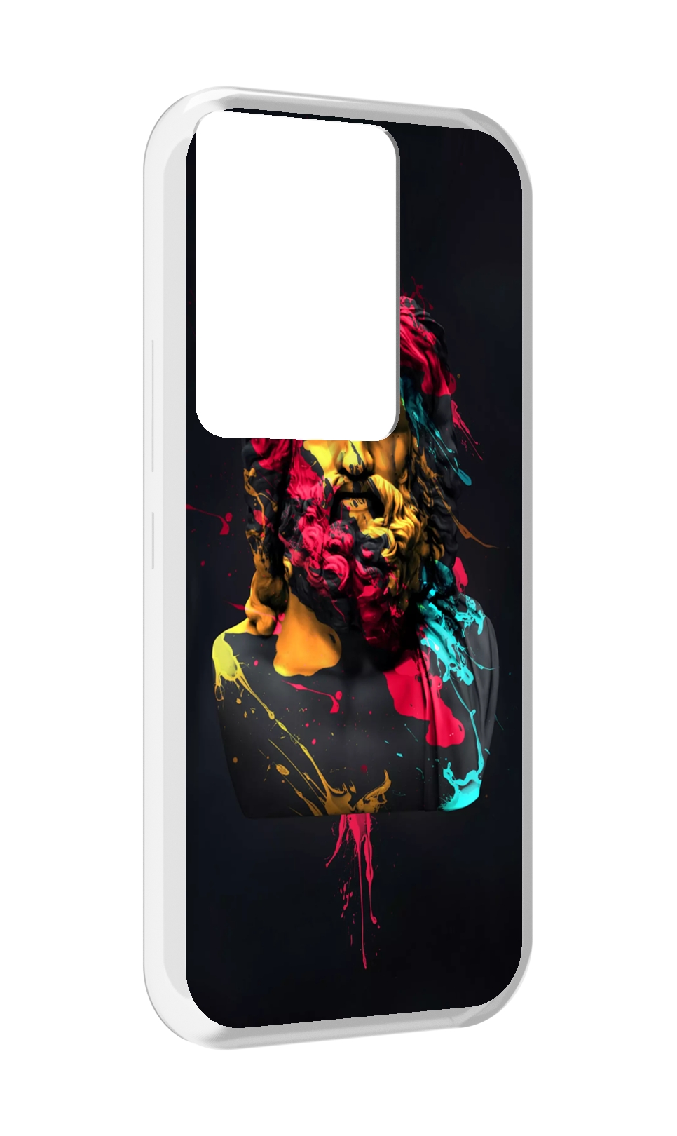 Чехол MyPads арт-статуя-краски для Itel Vision 3 Plus / Itel P38 Pro