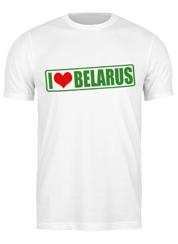

Футболка мужская Printio Беларусь белая L, Белый, Беларусь