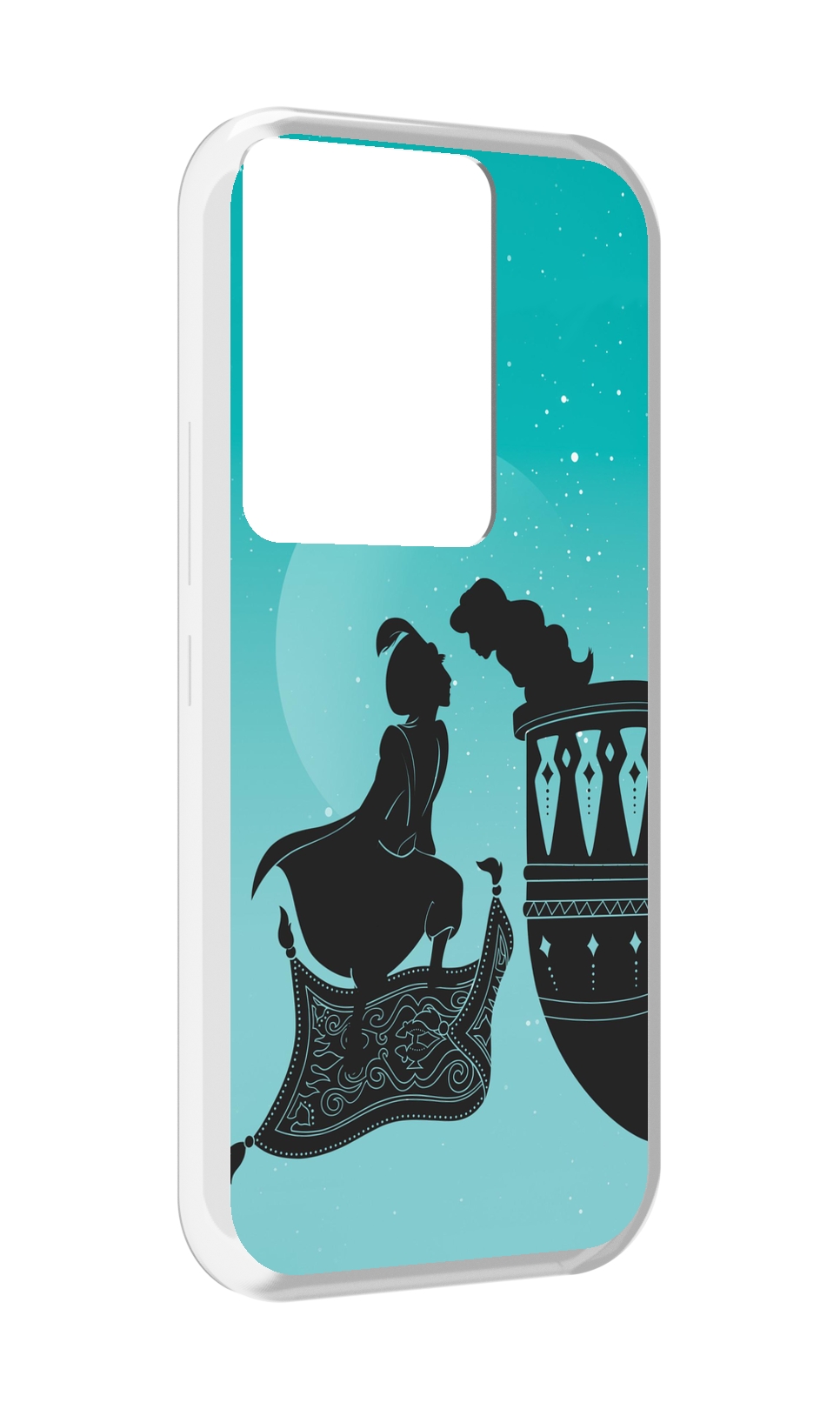 

Чехол MyPads алладин тень для Itel Vision 3 Plus / Itel P38 Pro, Прозрачный, Tocco