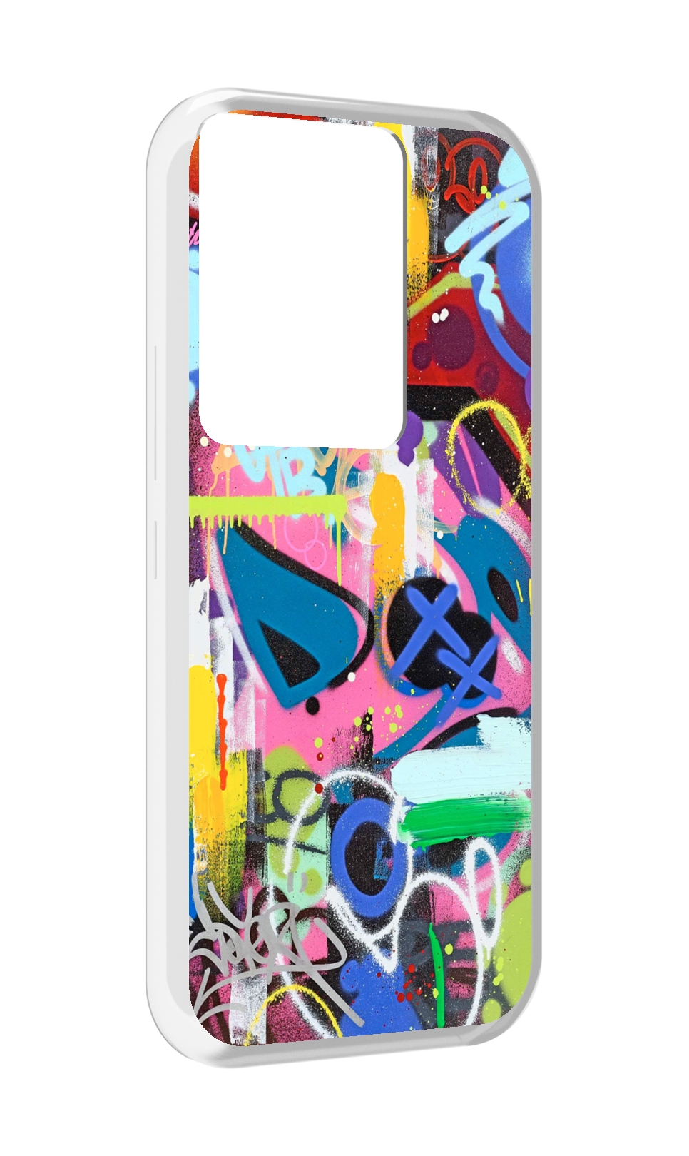 

Чехол MyPads абстракция-графити для Itel Vision 3 Plus / Itel P38 Pro, Прозрачный, Tocco