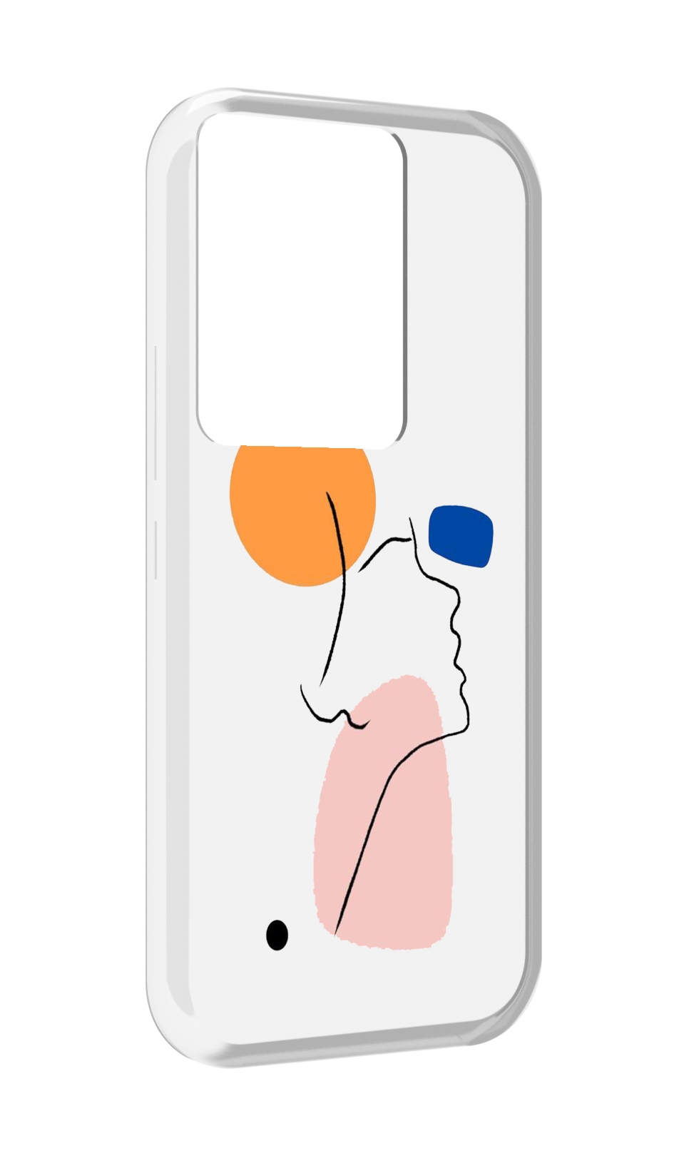 

Чехол MyPads абстракция девушки женский для Itel Vision 3 Plus / Itel P38 Pro, Прозрачный, Tocco