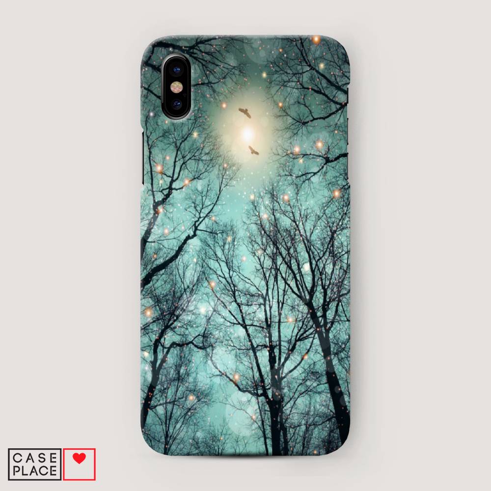

Пластиковый чехол "Лес в сумерках" на Apple iPhone XS Max (10S Max), 11920-3