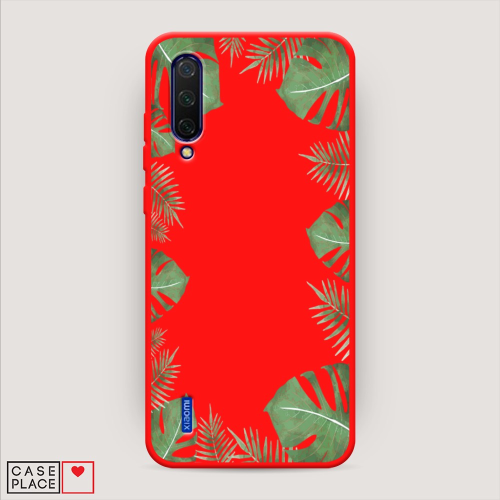 

Чехол Awog на Xiaomi Mi 9 Lite/Mi A3 Lite/Mi CC9 "Листья папоротника рамка", Разноцветный, 36753-1