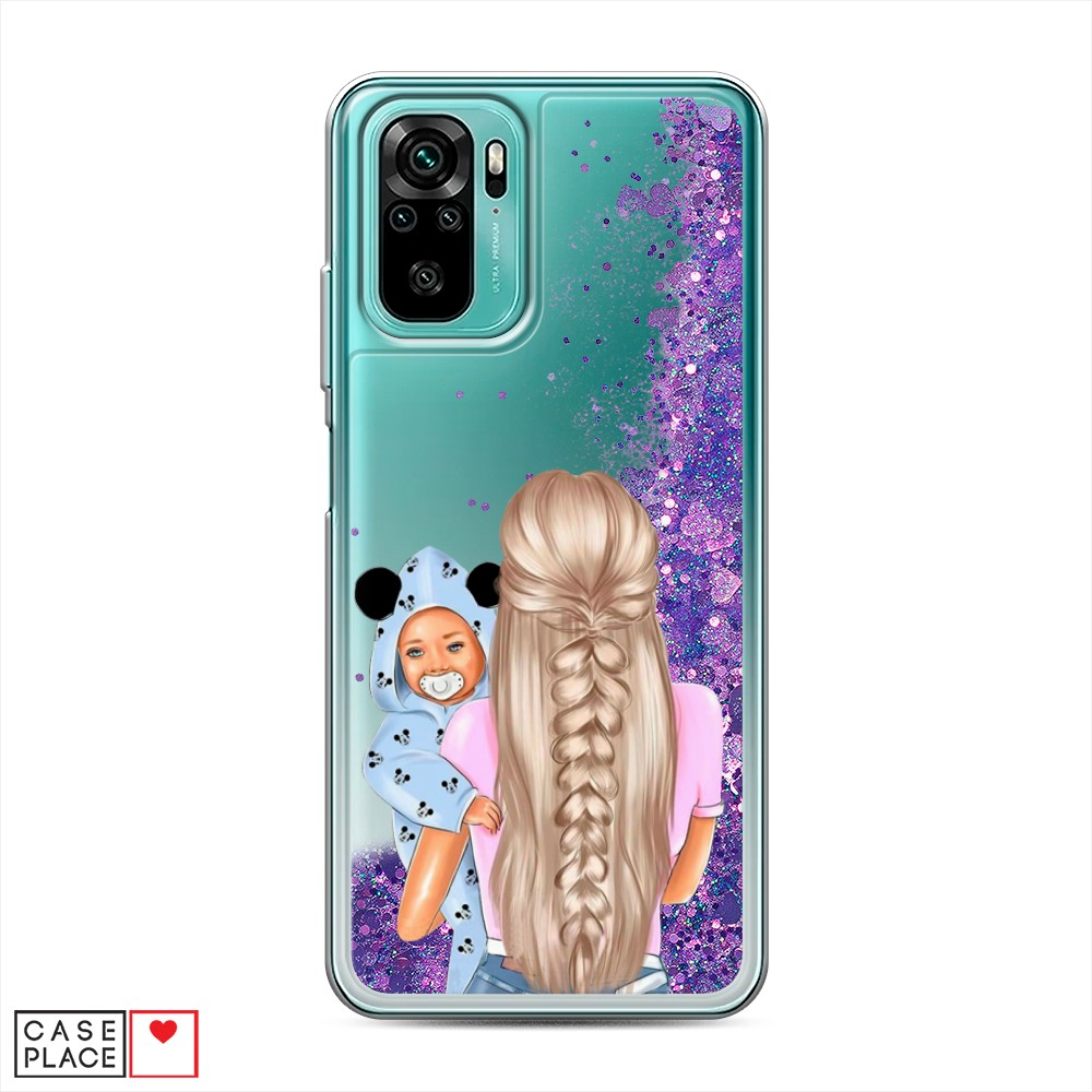 

Чехол Awog на Xiaomi Redmi Note 10/Note 10S/M5s "Молодая мама", Разноцветный, 39992-1