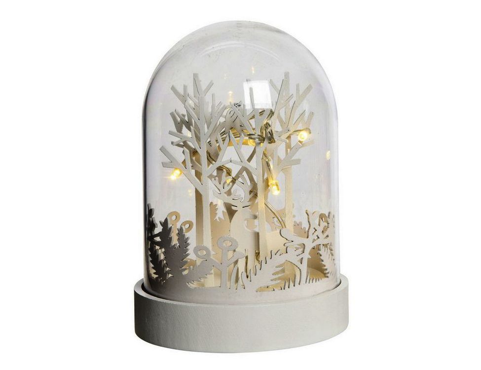 

Светильник - купол ЗАПОВЕДНОЕ МЕСТЕЧКО, 6 тёплых белых LED-огней, 12.5x18 см, таймер, бата