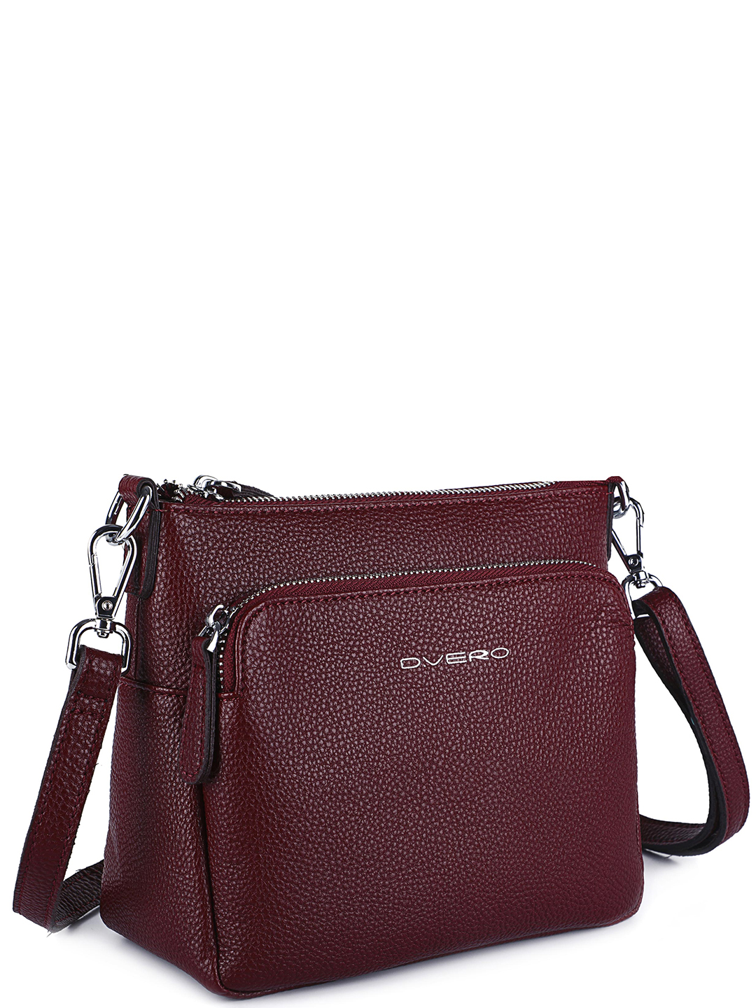 Сумка кросс-боди женская D.Vero 70054, темно-бордовый