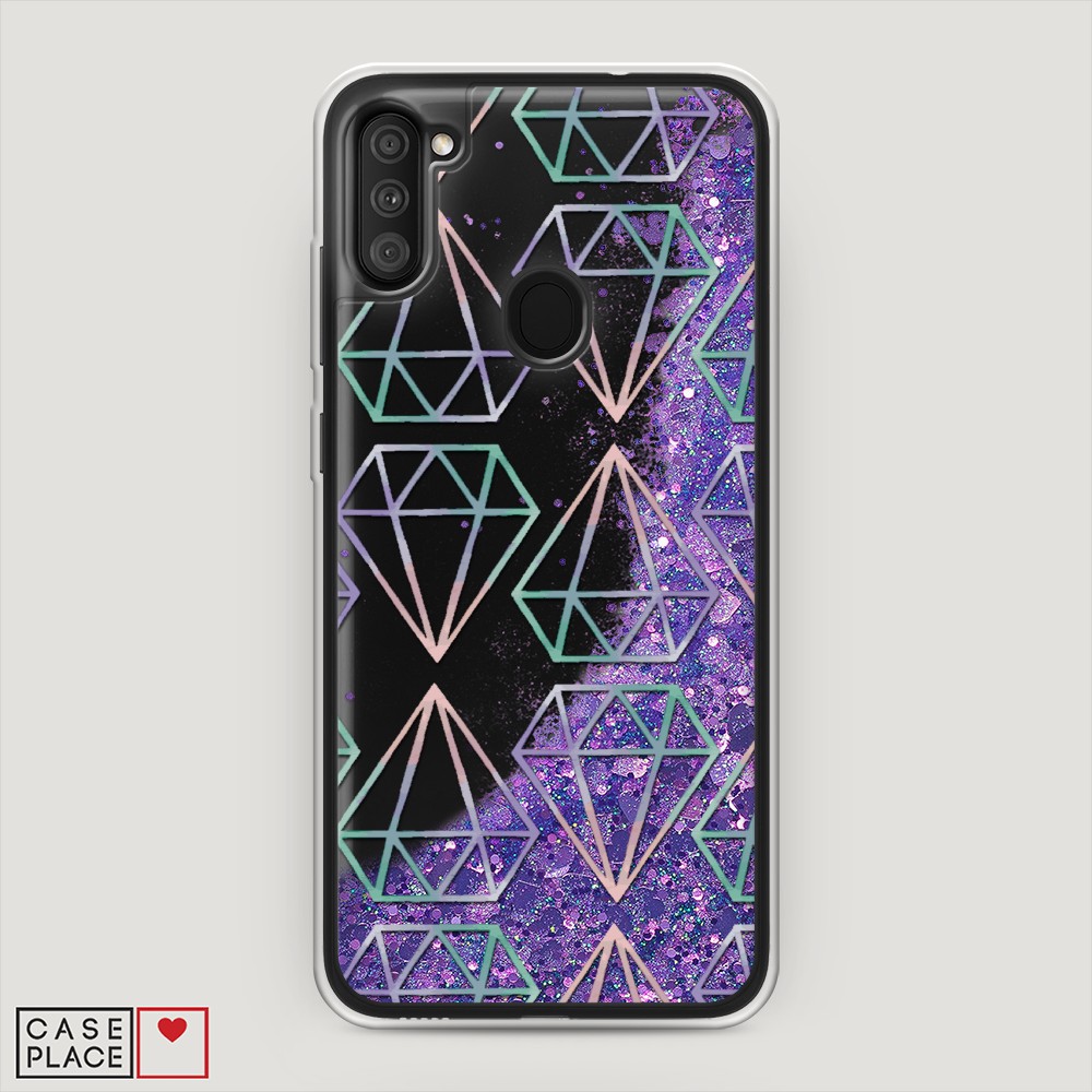 

Чехол Awog на Samsung Galaxy M11 / Самсунг M11 "Бриллианты голографика", Разноцветный, 2100692-1