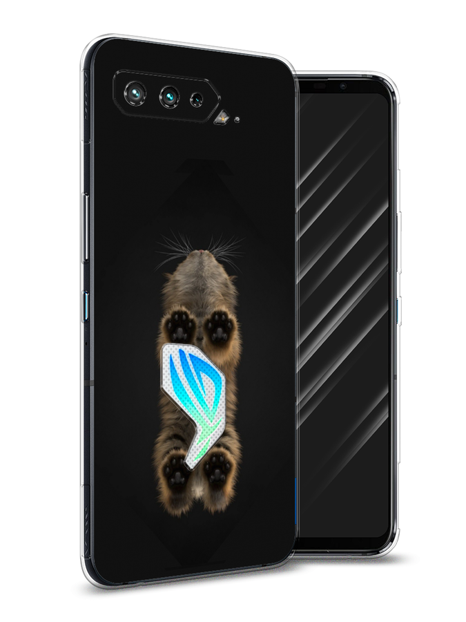 

Чехол Awog на Asus ROG Phone 5 "Кошачьи лапки", Черный, 44250-1