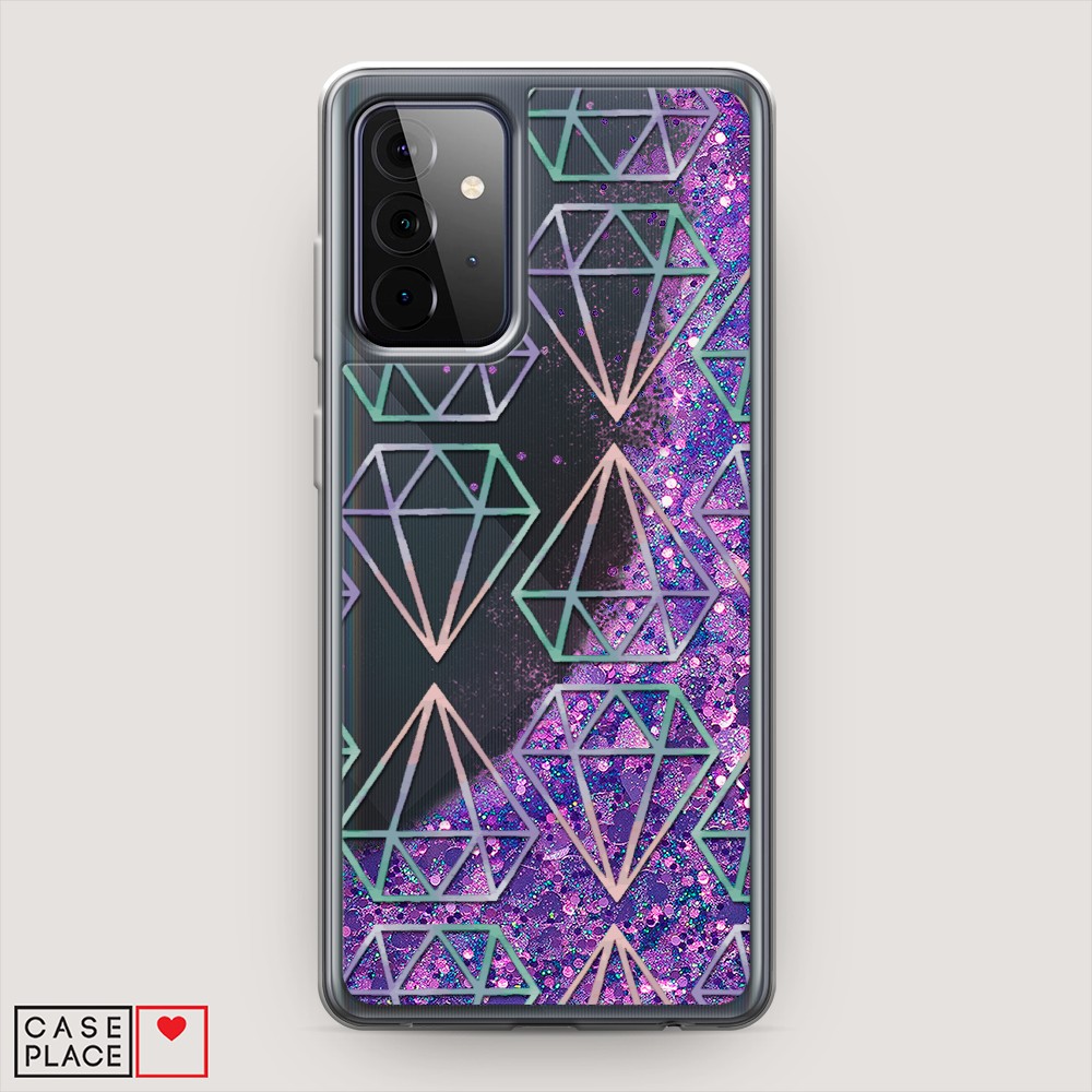 

Чехол Awog на Samsung Galaxy A72 / Самсунг A72 "Бриллианты голографика", Разноцветный, 2101992-1