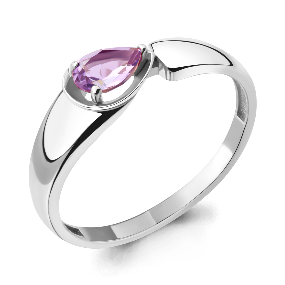 

Кольцо из серебра с аметистом р. , Aquamarine 6945104_925_р, 6945104_925_р