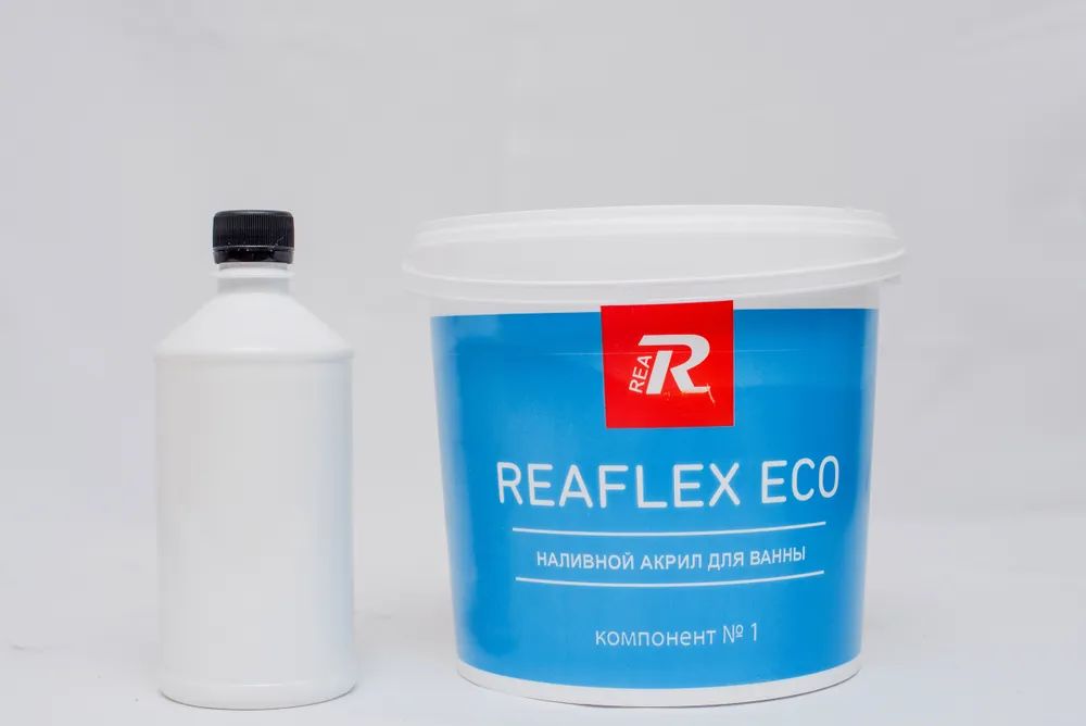 Наливной жидкий акрил Reaflex 3.6кг, 170см. наливной акрил для ванн шунгит 1 2 1 7 экованна нф 374