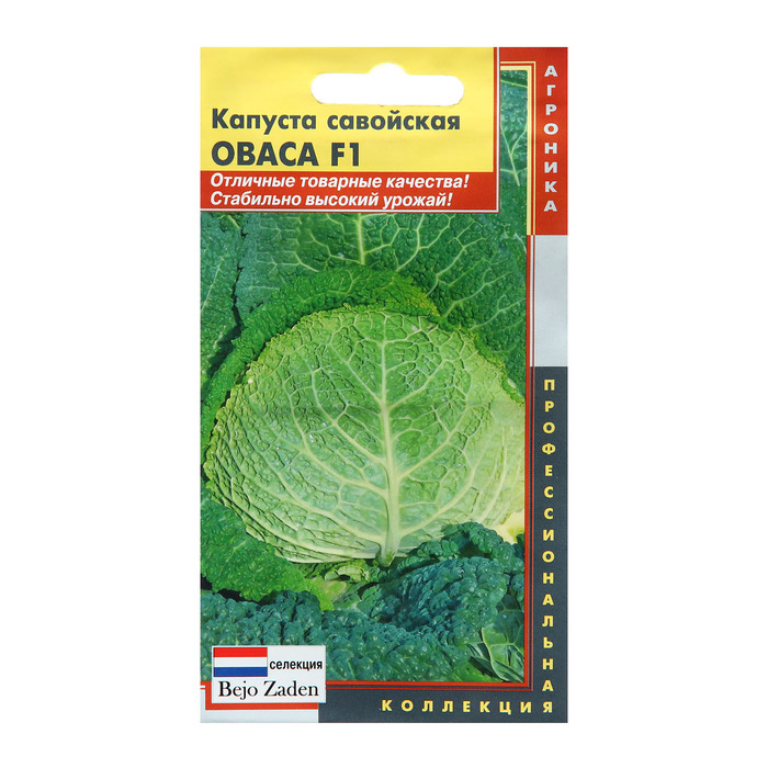 

Семена капуста савойская Оваса F1 Плазмас 7528991 1 уп.