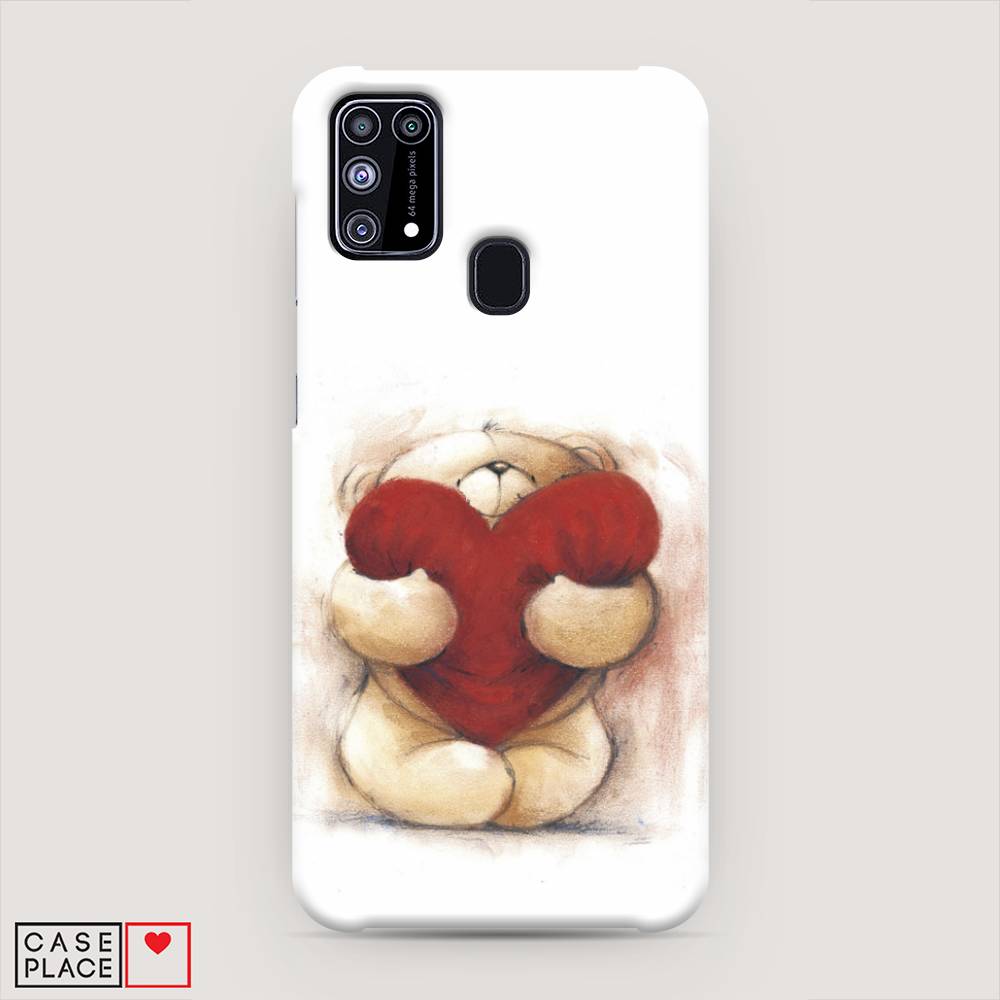 

Пластиковый чехол "Мишка с сердцем 1" на Samsung Galaxy M31, 2100720-5