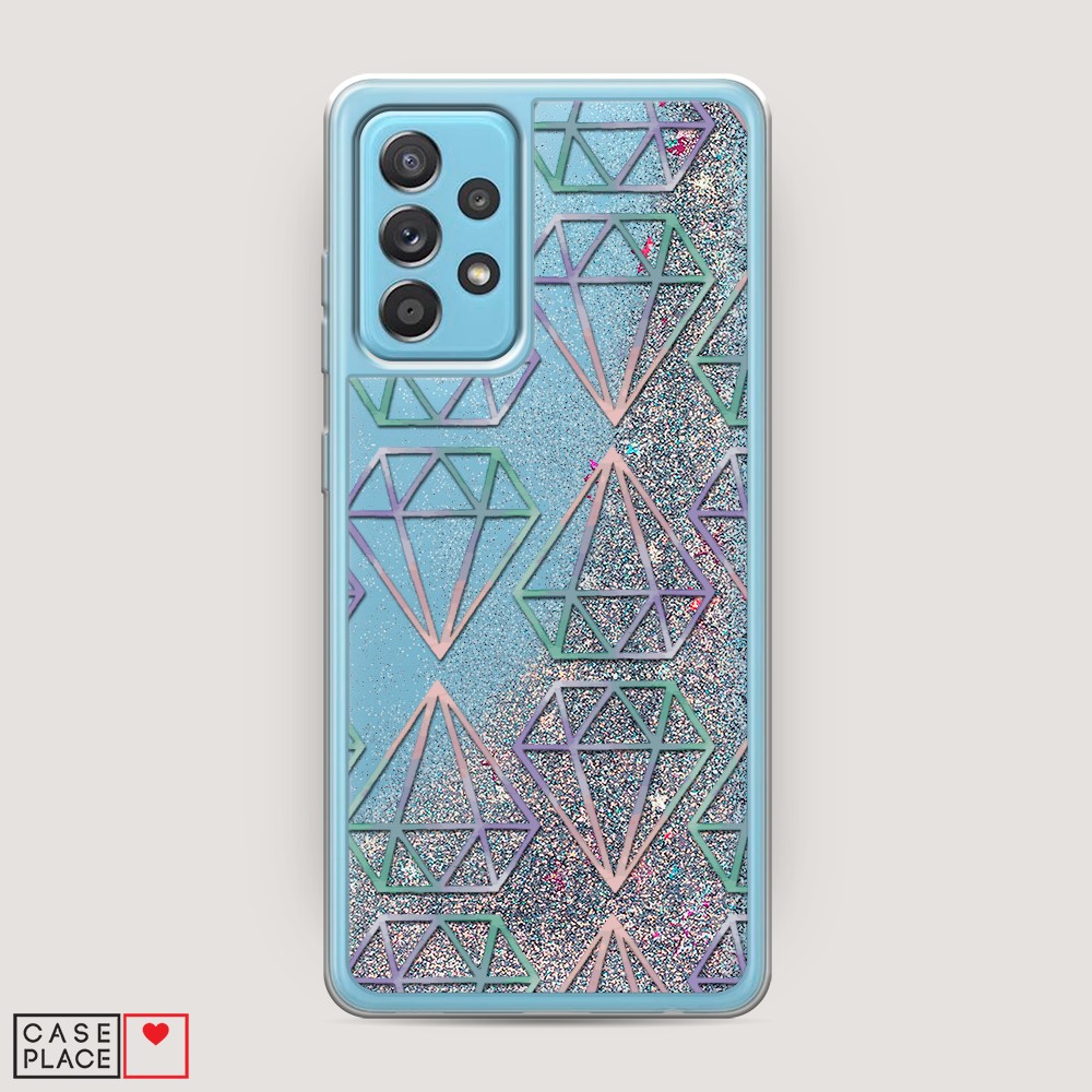 

Чехол Awog на Samsung Galaxy A52 / Самсунг A52 "Бриллианты голографика", Разноцветный, 2102491-1