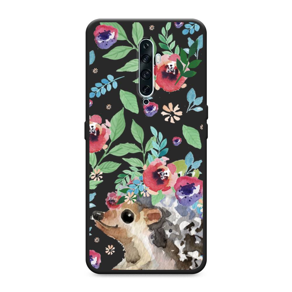 

Чехол Awog на Oppo Reno 2Z "Ежик в цветах акварель", Разноцветный, 251852-1