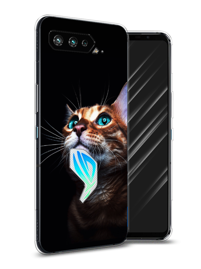 

Чехол Awog на Asus ROG Phone 5 "Мечтательный кот", Коричневый, 44250-1