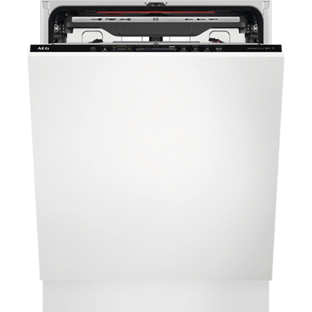 Встраиваемая посудомоечная машина AEG FSK93718P розетка двойная встраиваемая lexman виктория без заземления чёрный бархатный