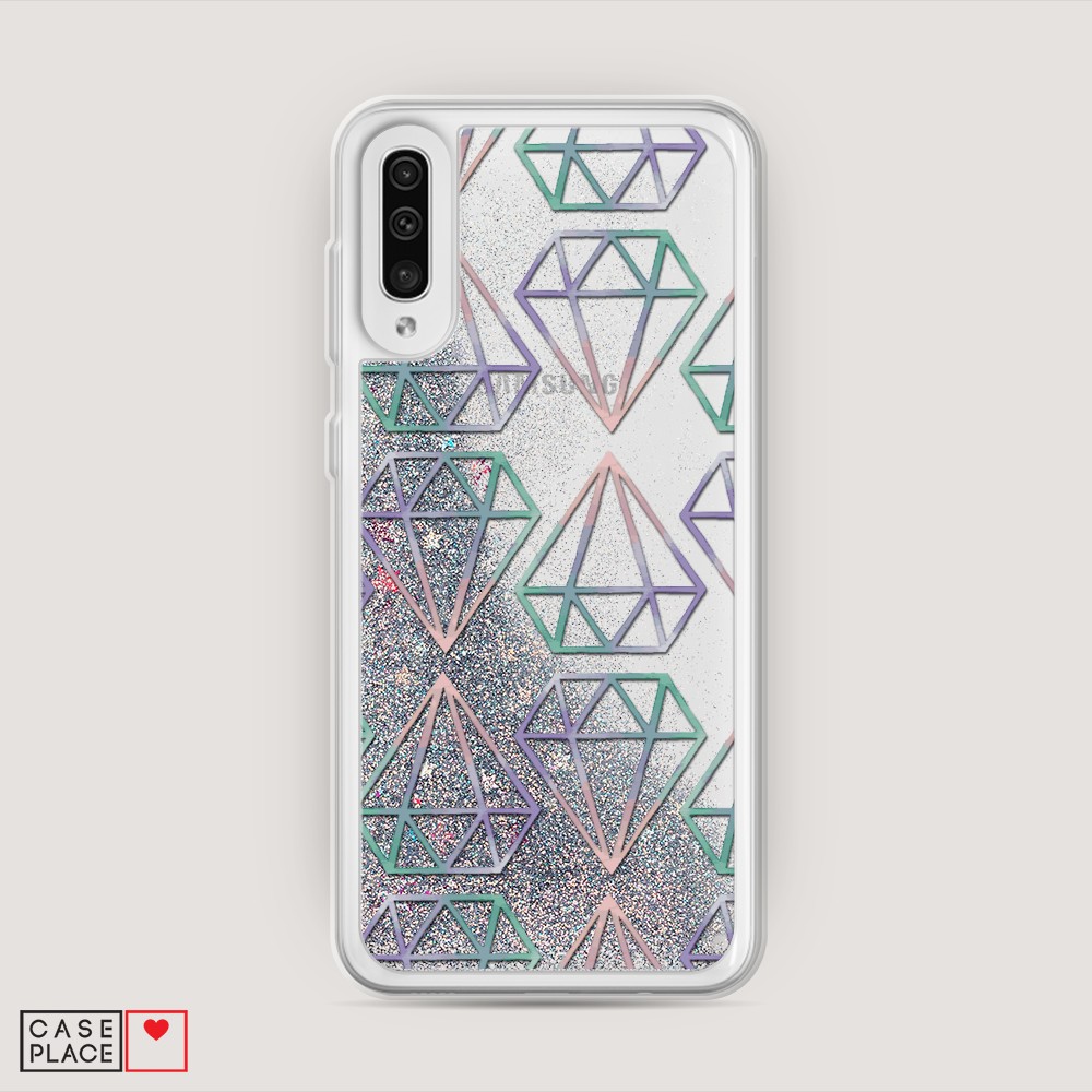 

Чехол Awog на Samsung Galaxy A50/A30S "Бриллианты голографика", Разноцветный, 27791-1