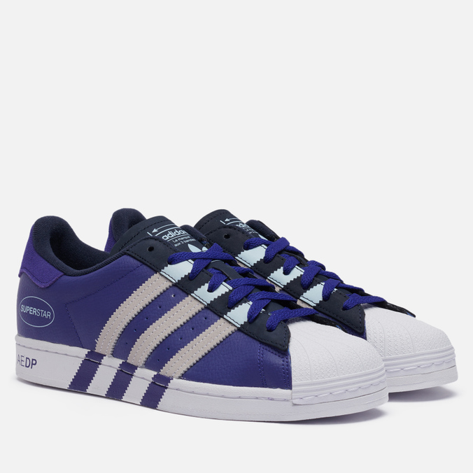 фото Кеды мужские adidas superstar фиолетовые 45.5 eu