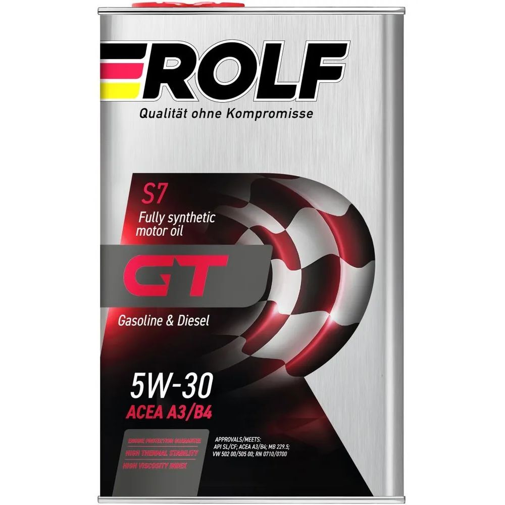

Моторное масло Rolf Gt Sae 5W30 Api Sn/Cf
