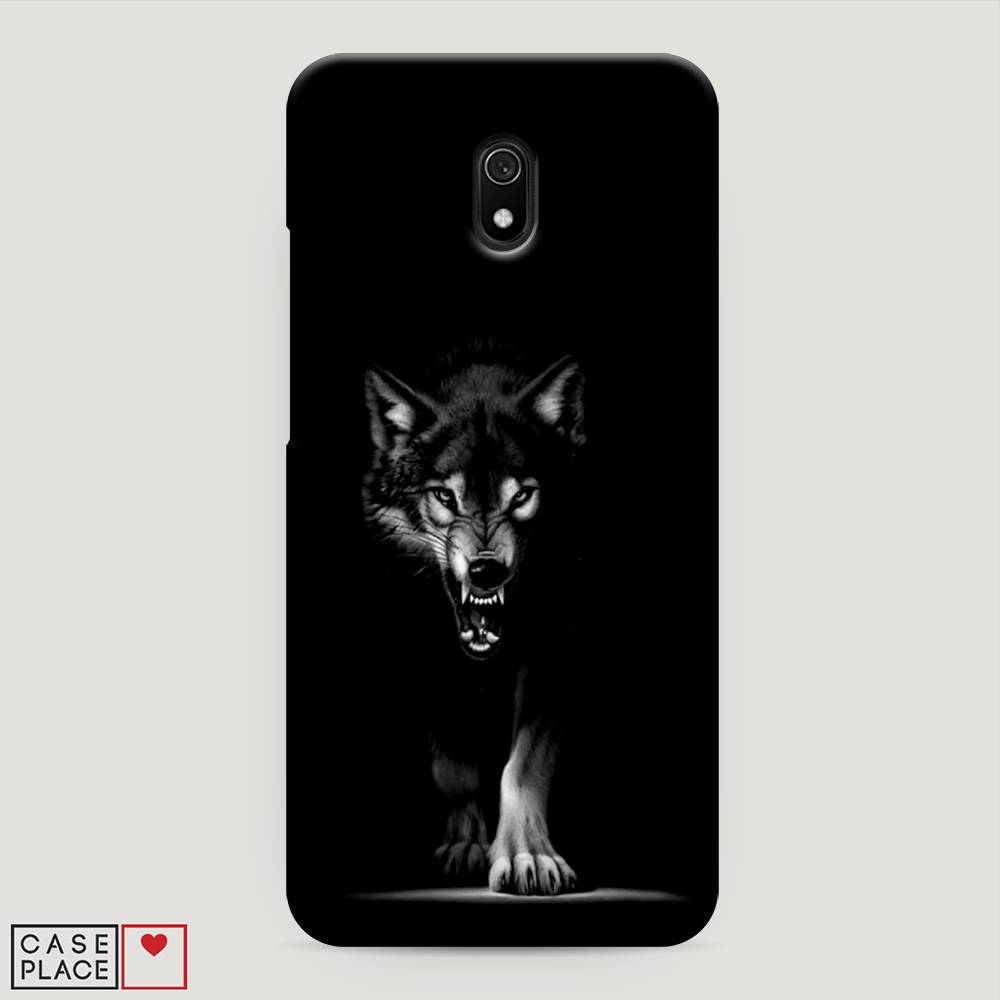 

Пластиковый чехол "Волк выходит из ночи" на Xiaomi Redmi 8A, 37220-1