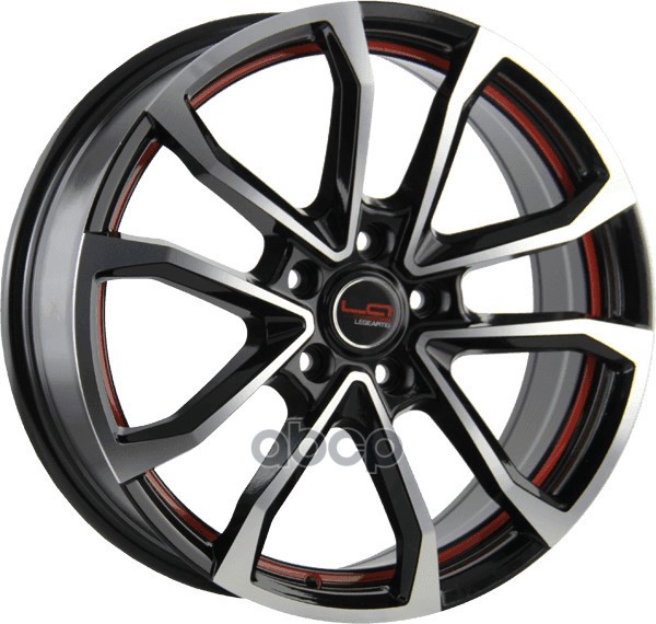 

Диск REPLICA, Concept-GM512 6.5x15/4x100ET40 56.6, Черный;красный