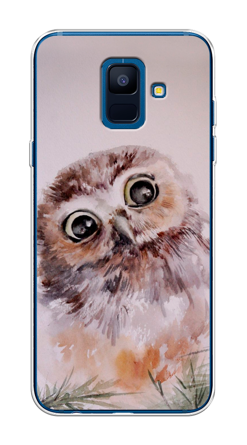 

Чехол Awog на Samsung Galaxy A6 "Сова на розовом", Розовый;коричневый, 25950-1