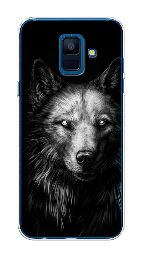 

Чехол Awog на Samsung Galaxy A6 "Волк черно белый", Серый;бежевый;белый, 25950-1