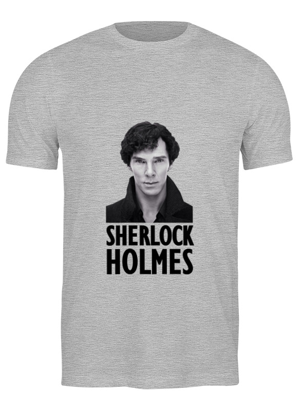 

Футболка мужская Printio Sherlock holmes серая 3XL, Серый, Sherlock holmes