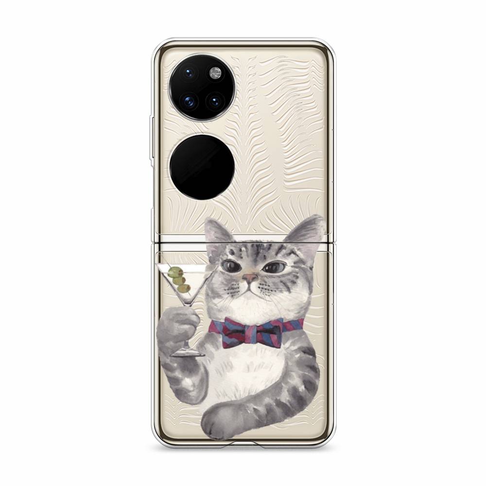 

Чехол Awog "Кот джентльмен" для Huawei P50 pocket