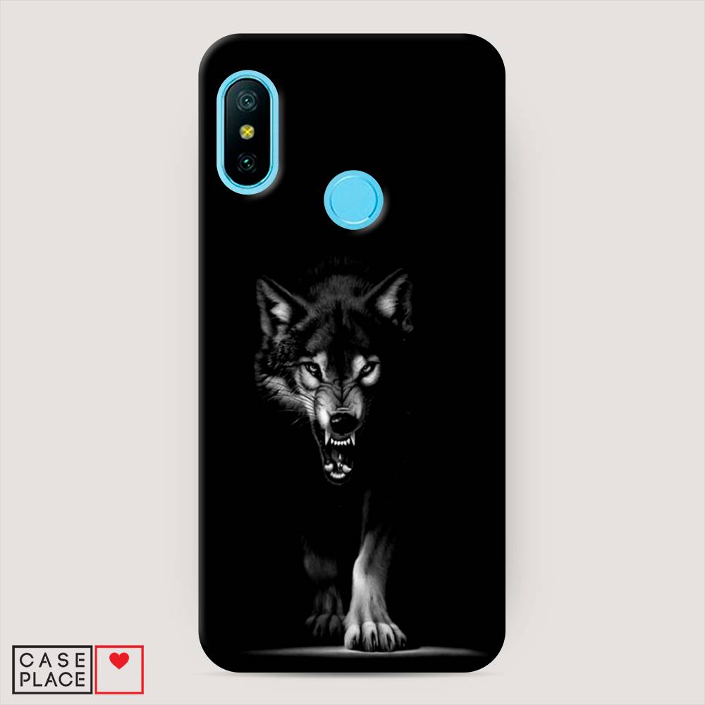 

Пластиковый чехол "Волк выходит из ночи" на Xiaomi Redmi 6 Pro, 34020-1