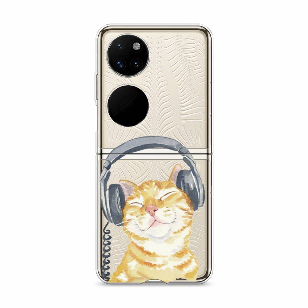 

Чехол Awog "Кот меломан" для Huawei P50 pocket