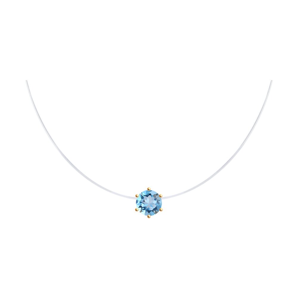 

Колье из красного золота 45 см Diamant 51-370-01476-1, топаз, 51-370-01476-1