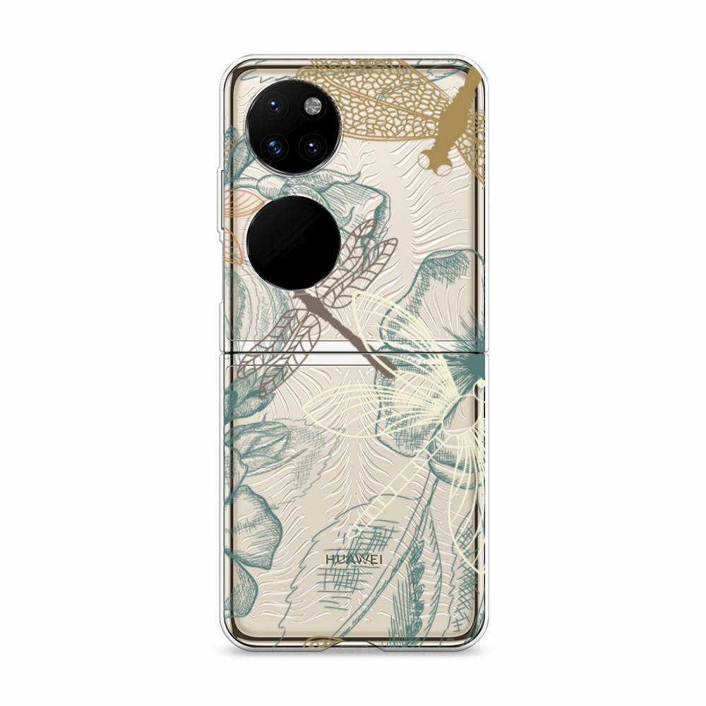 

Чехол Awog "Тени стрекоз" для Huawei P50 pocket