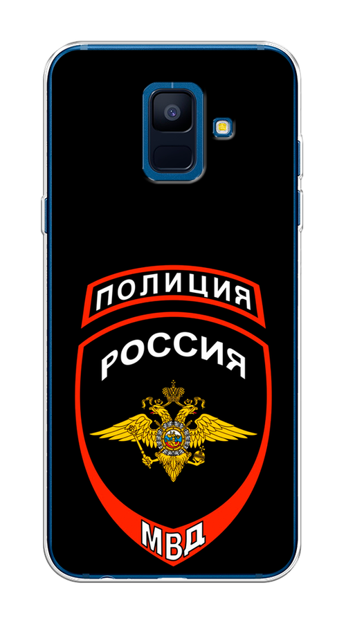 

Чехол Awog на Samsung Galaxy A6 "Полиция шеврон", Черный;красный;белый, 25950-5