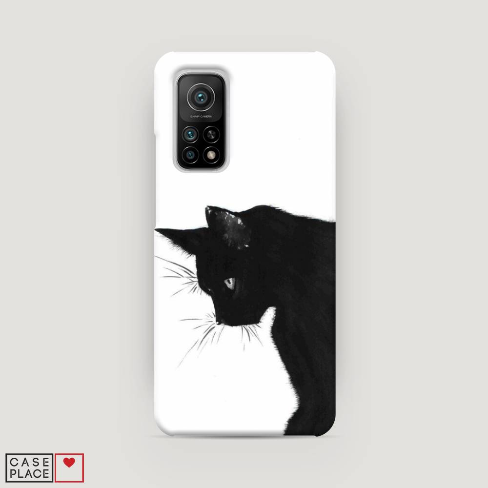 фото Пластиковый чехол "black cat" на xiaomi mi 10t pro awog