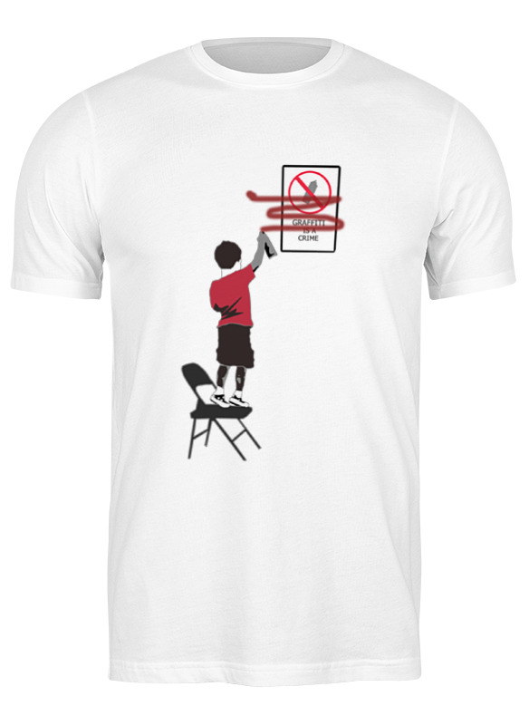 

Футболка мужская Printio Граффити белая 3XL, Белый, Граффити