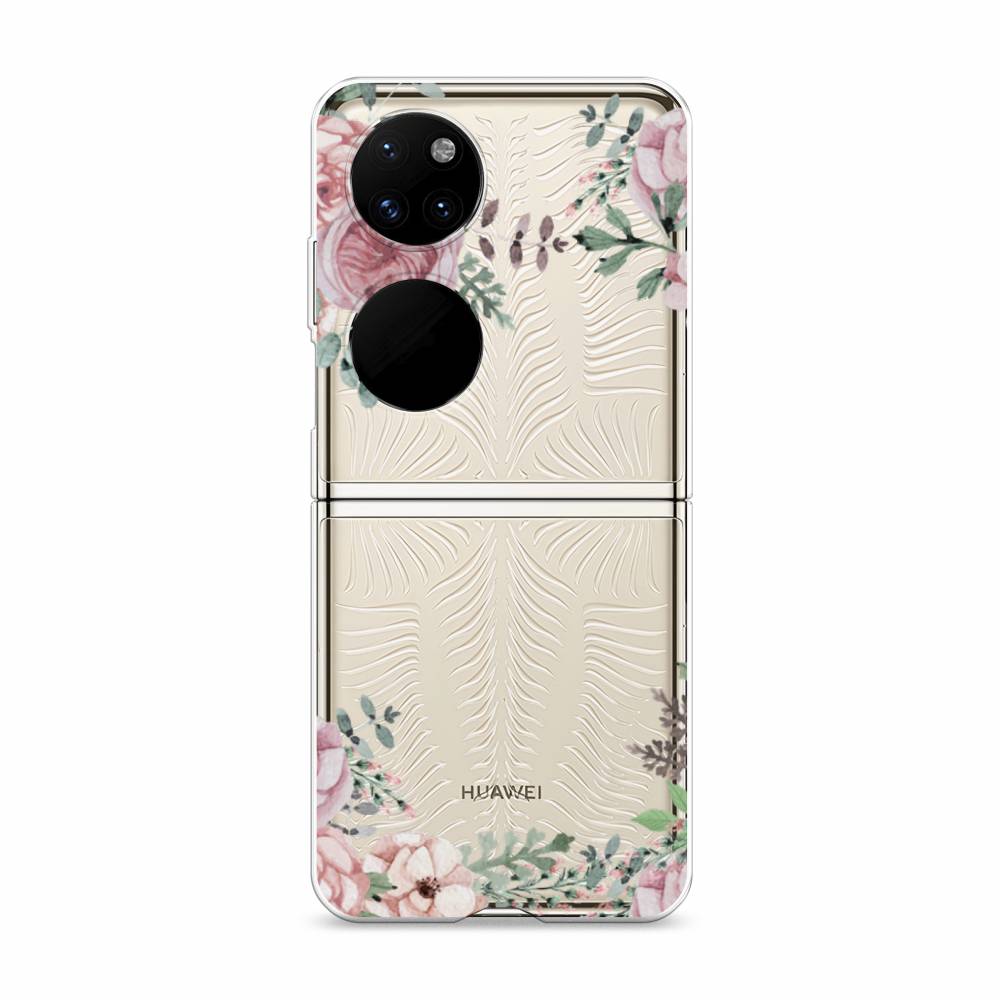 

Чехол Awog "Нежные розы акварель" для Huawei P50 pocket