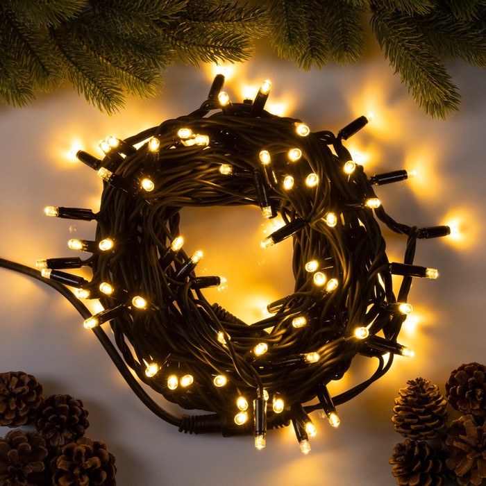 

Гирлянда Luazon Lighting 9891185 10 м теплое белое свечение