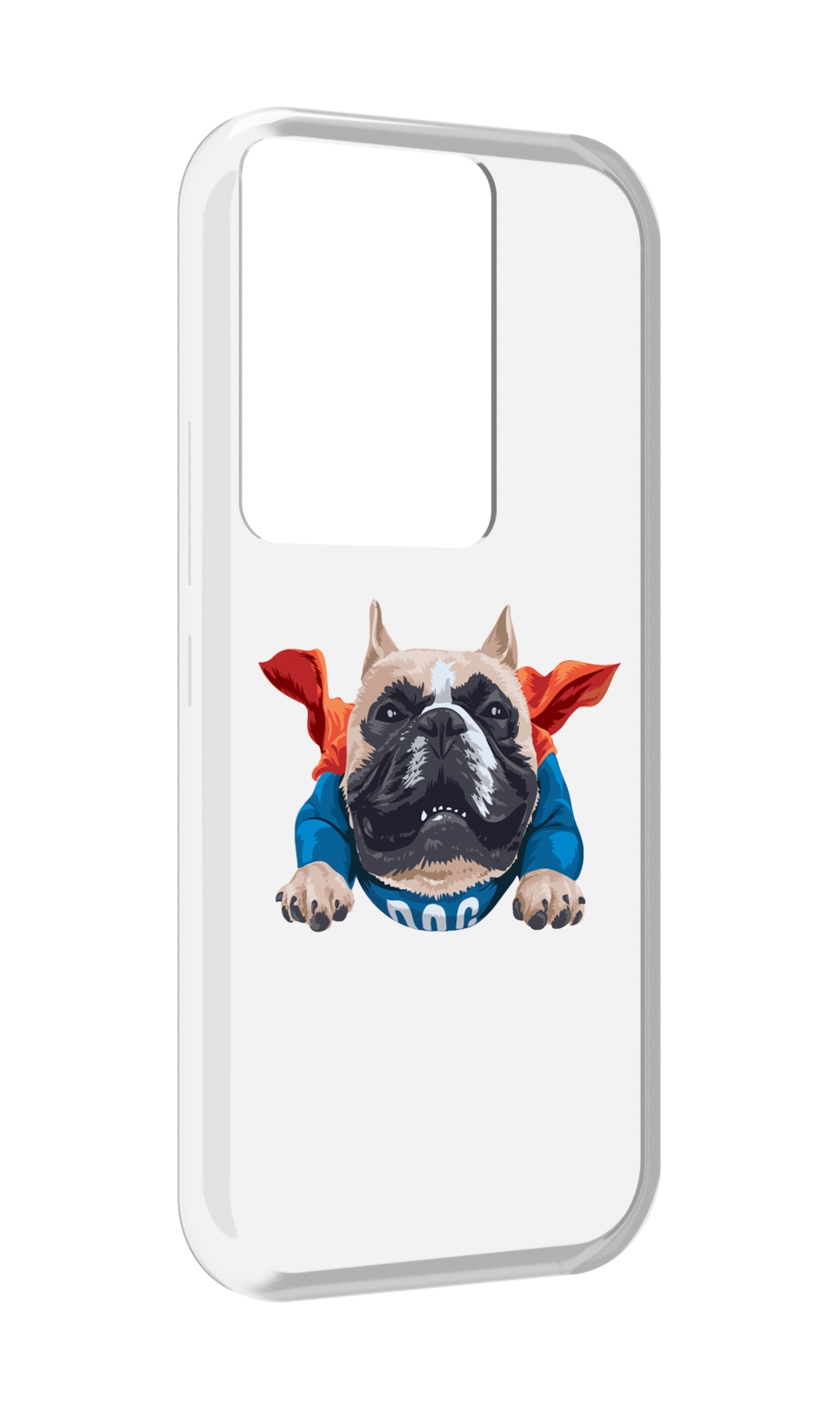 

Чехол MyPads Супер-Дог для Itel Vision 3 Plus / Itel P38 Pro, Прозрачный, Tocco